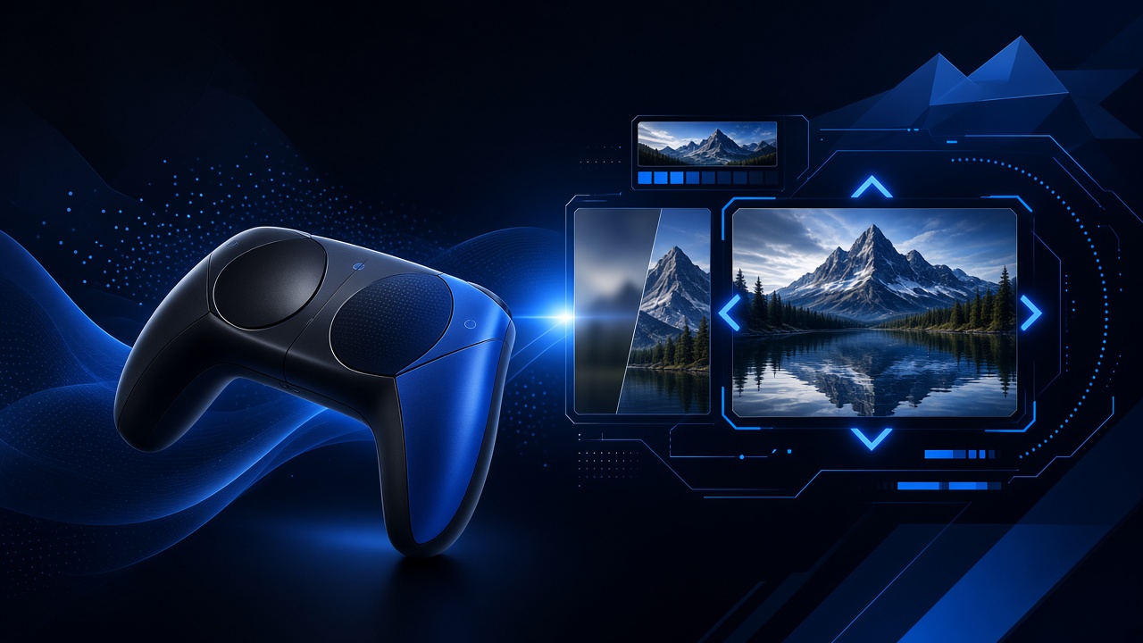 PS5 Pro system update editorial artwork