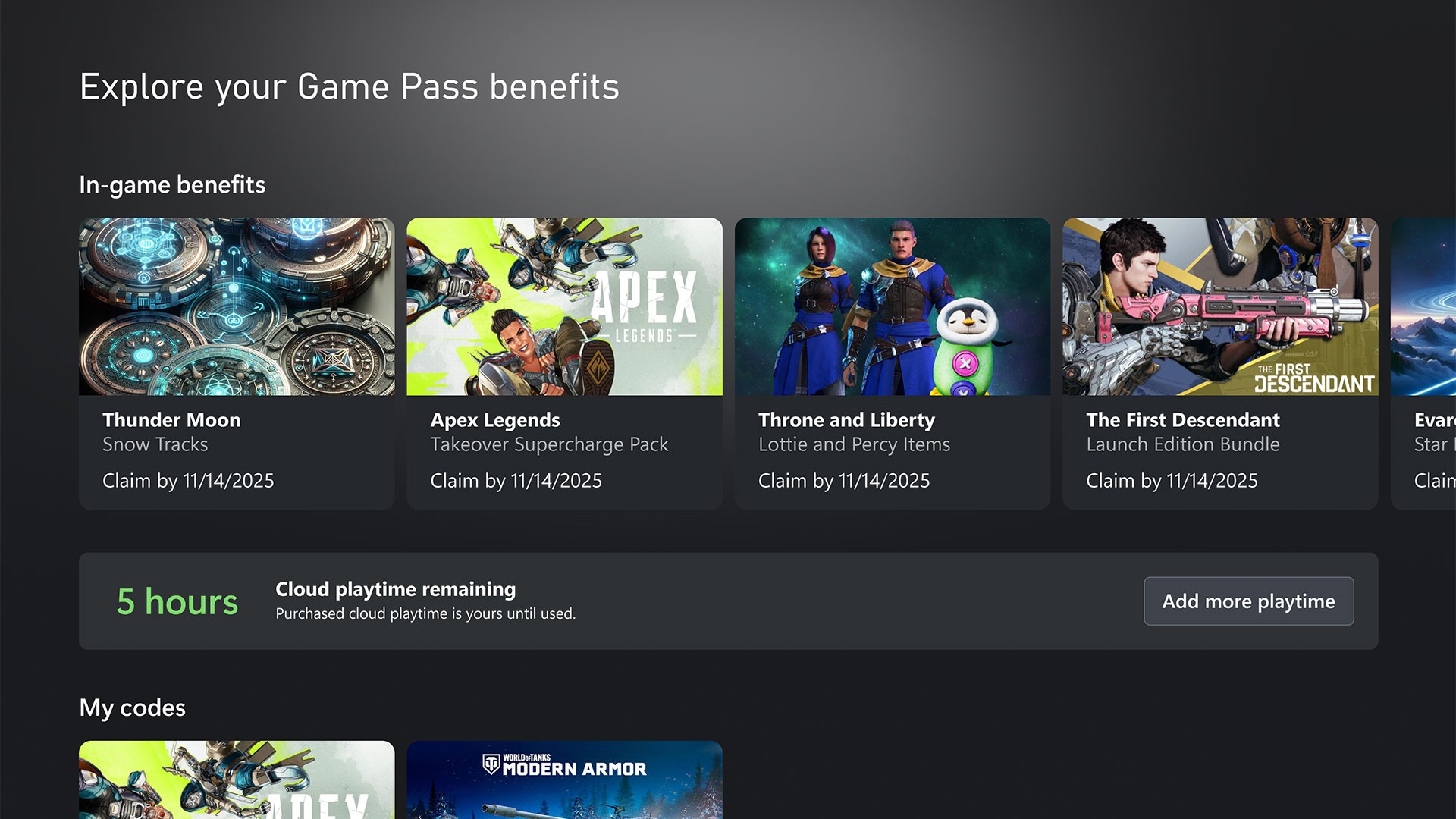 Official art: Xbox Cloud Gaming playtime hours (Xbox Wire)