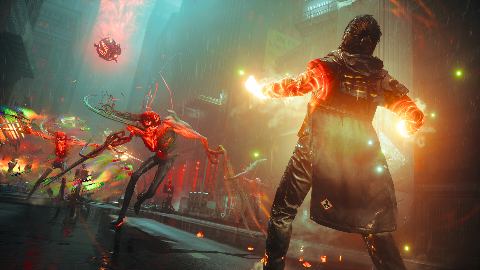 Official CONTROL Resonant screenshot — warped Manhattan paranatural action for NextGenConsole Daily Console Drop September 24 2026