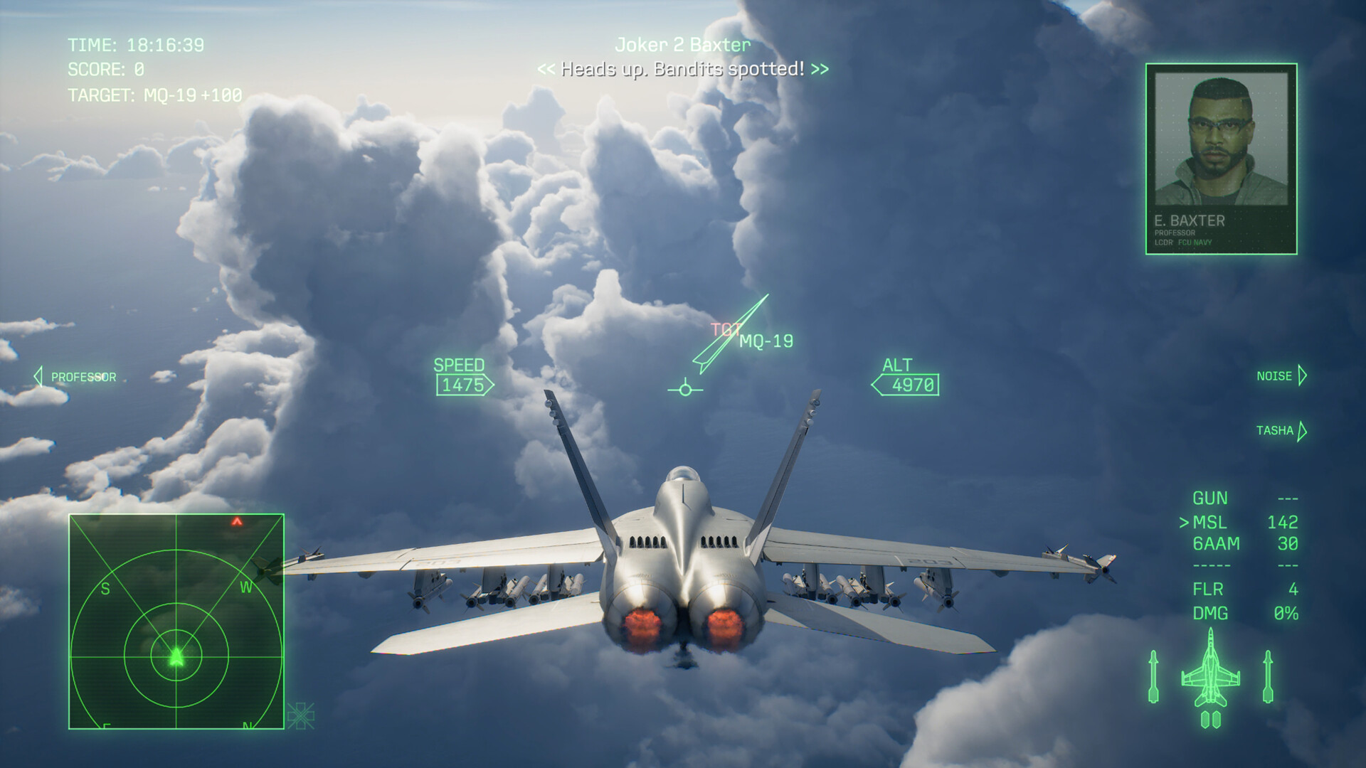 Ace Combat 8 official screenshot near aircraft carrier