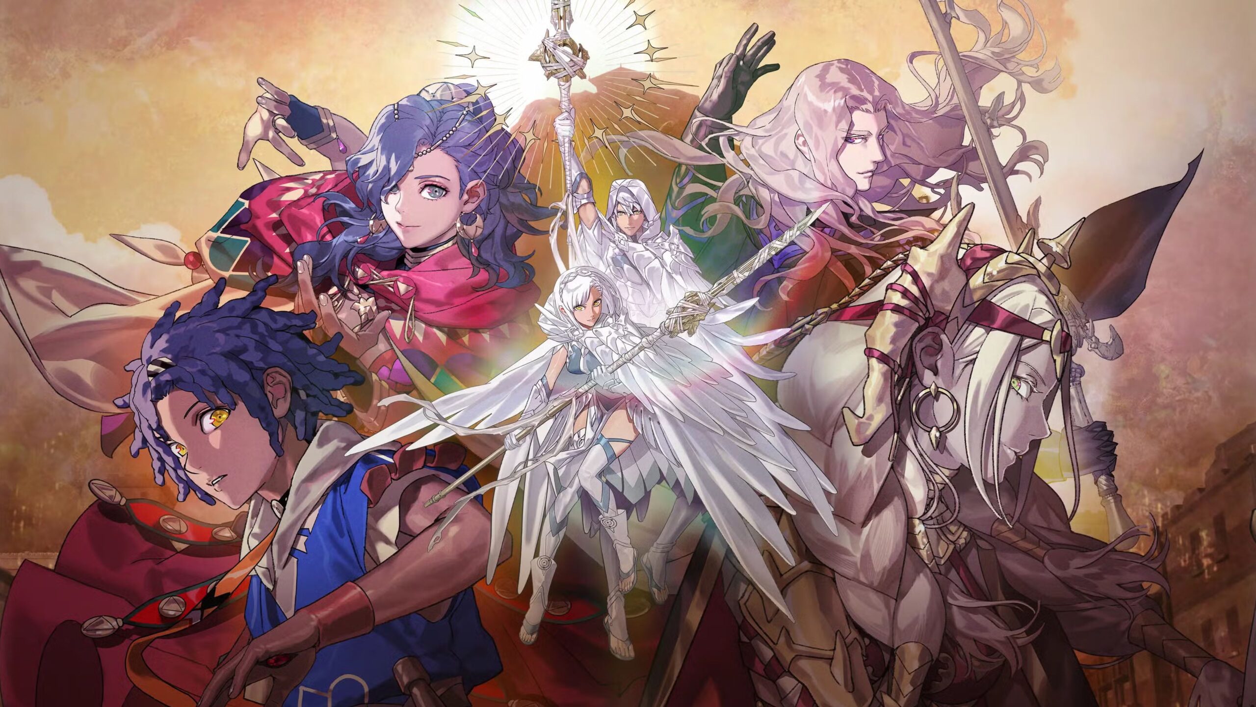 Fire Emblem: Fortune's Weave key art