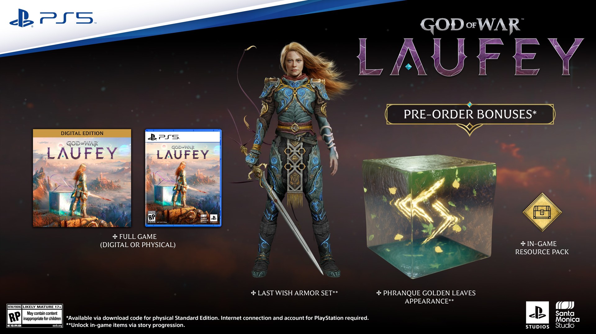 Official God of War Laufey combat screenshot from the PlayStation Blog pre-order feature