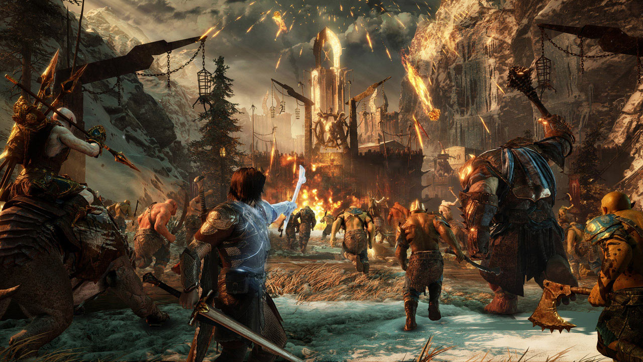 Middle-earth: Shadow of War fortress battle still