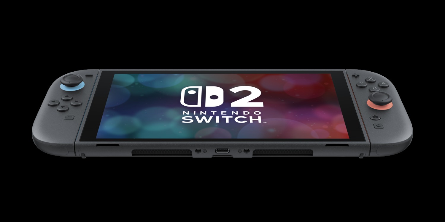 Official Nintendo Switch 2 hardware render, console and Joy-Con 2