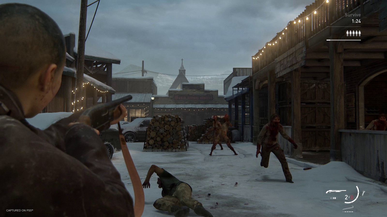 Official The Last of Us Part II Remastered gameplay screenshot from Naughty Dog