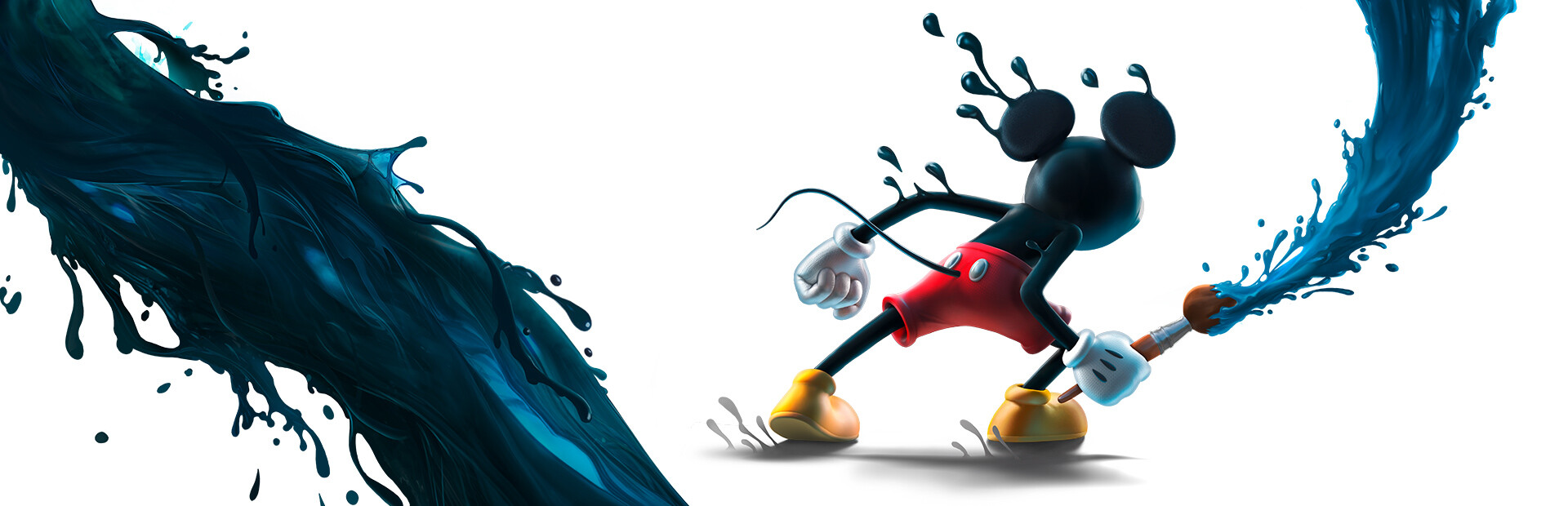 Disney Epic Mickey: Rebrushed official key art / library hero