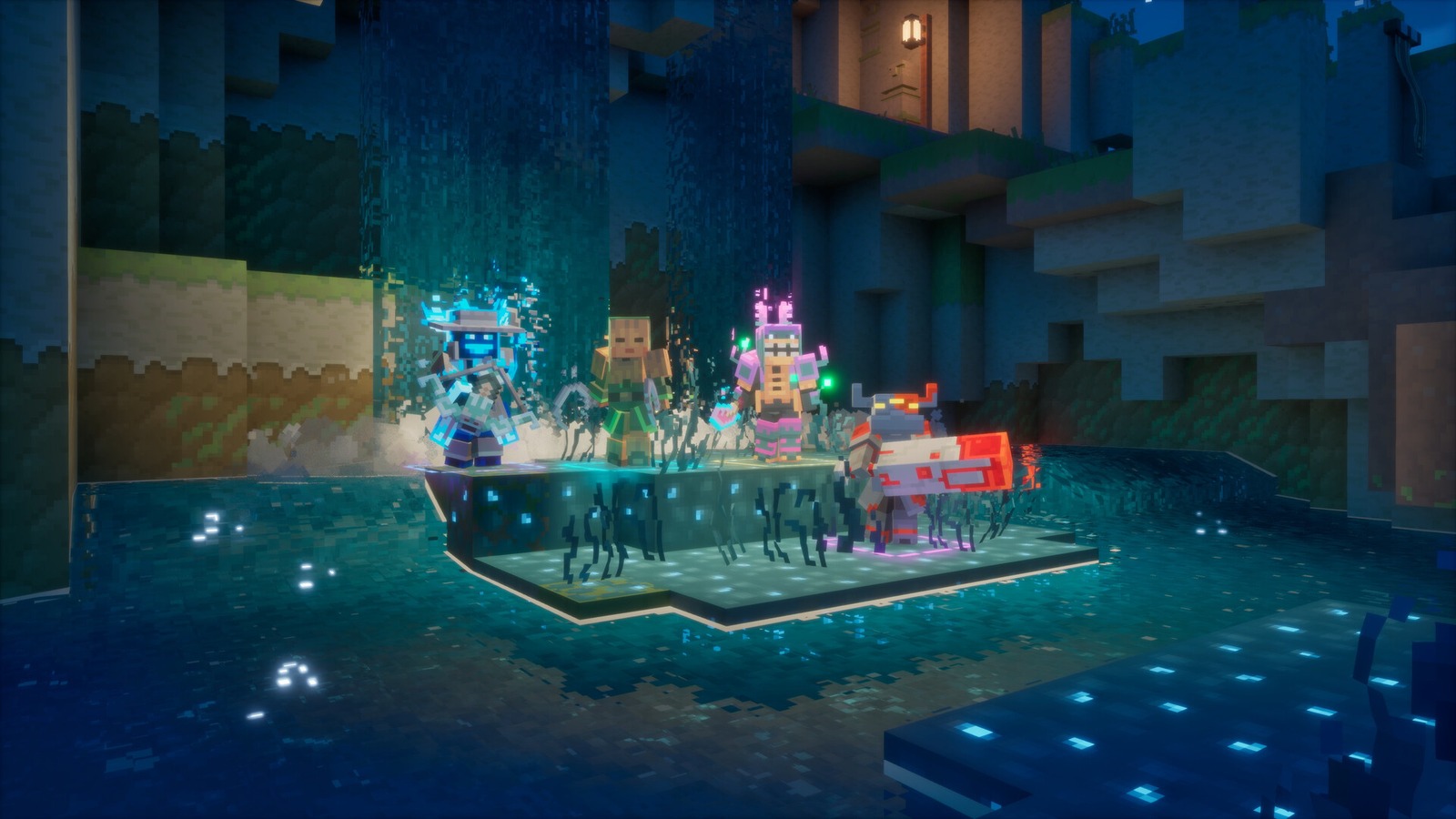 Minecraft Dungeons II gameplay — co-op dungeon crawling in The Sift