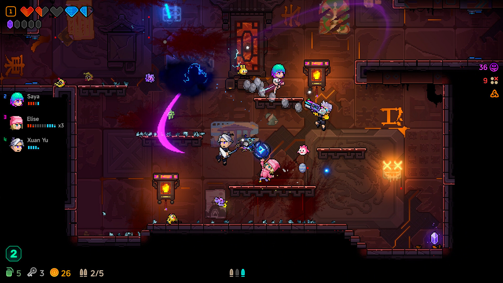 Neon Abyss 2 gameplay screenshot