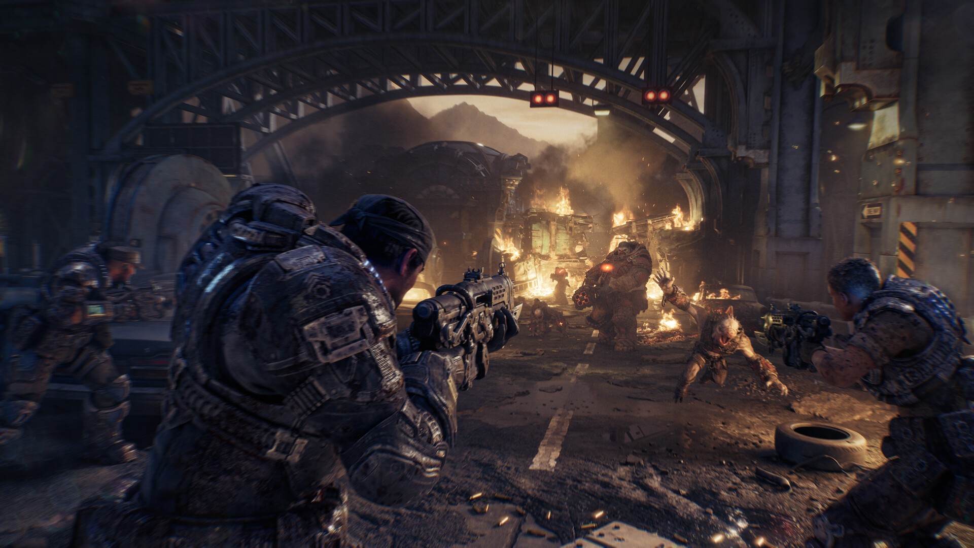 Official Gears of War: E-Day promotional gameplay screenshot