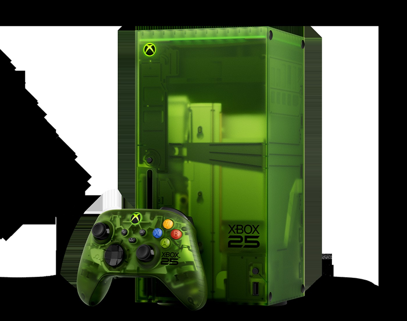 Official Xbox Series X console product gallery render on a dark backdrop