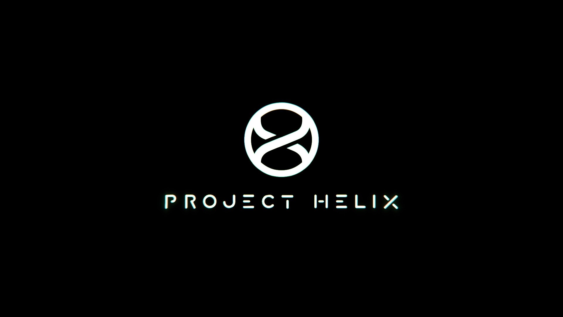 Official Project Helix logo in white on a black background