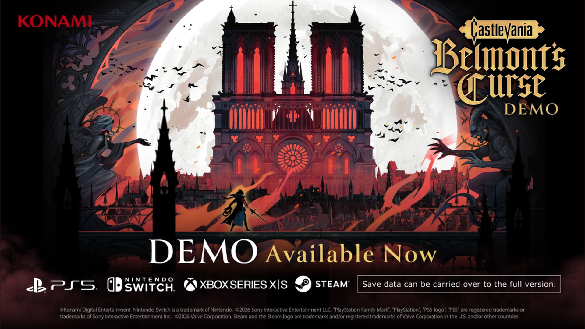 Official Castlevania: Belmont's Curse demo available now promotional banner