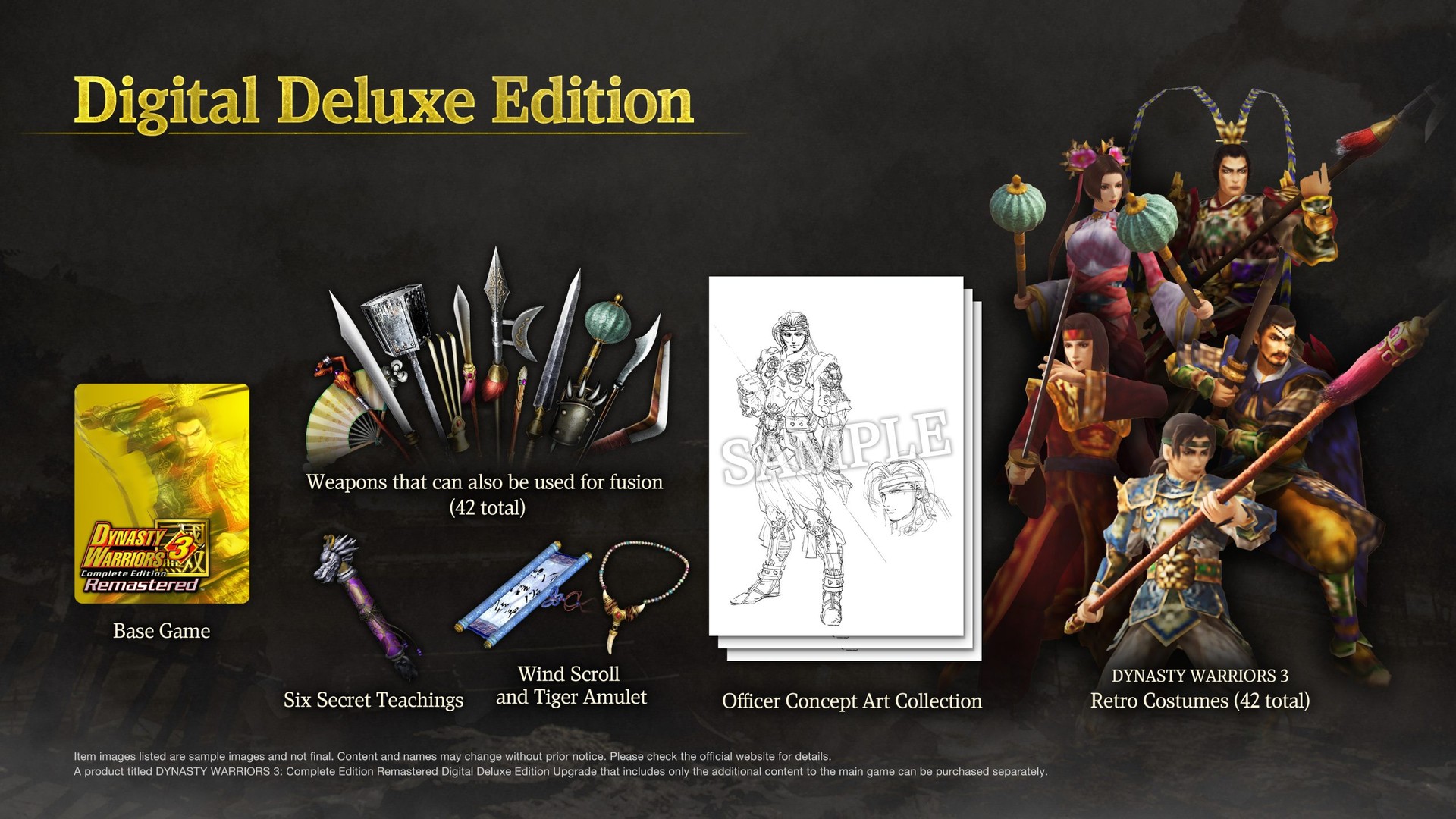 Official Dynasty Warriors 3 Remastered battle scene promotional screenshot